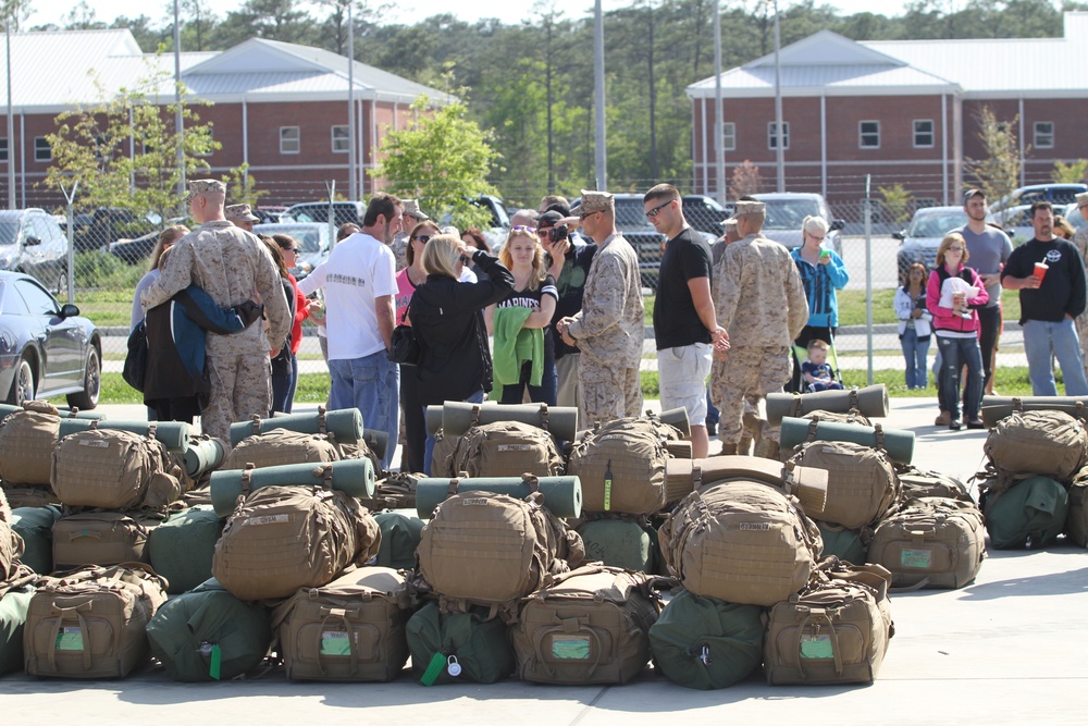 2nd Battalion, 8th Marine Regiment deploys to Afghanistan