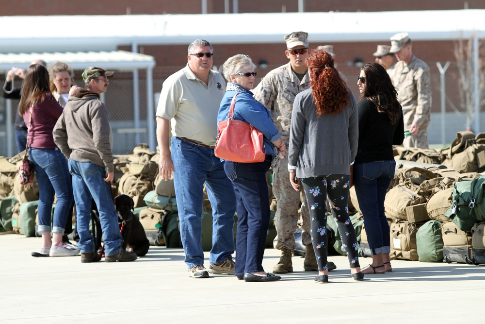 2nd Battalion, 8th Marine Regiment deploys to Afghanistan