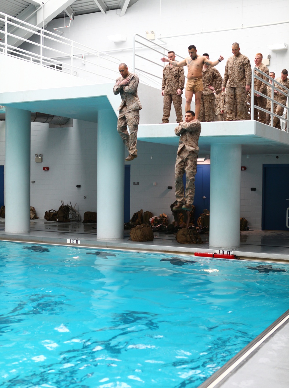Latest SP-MAGTF Africa unit begins work-ups in the pool