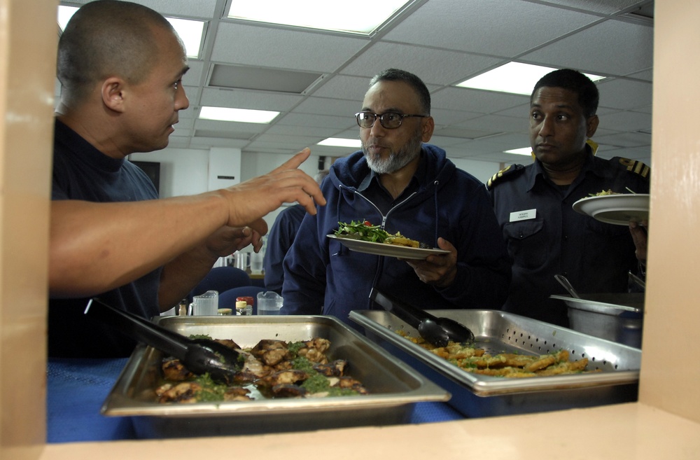 Bangladesh navy aboard the US Coast Guard Cutter Jarvis