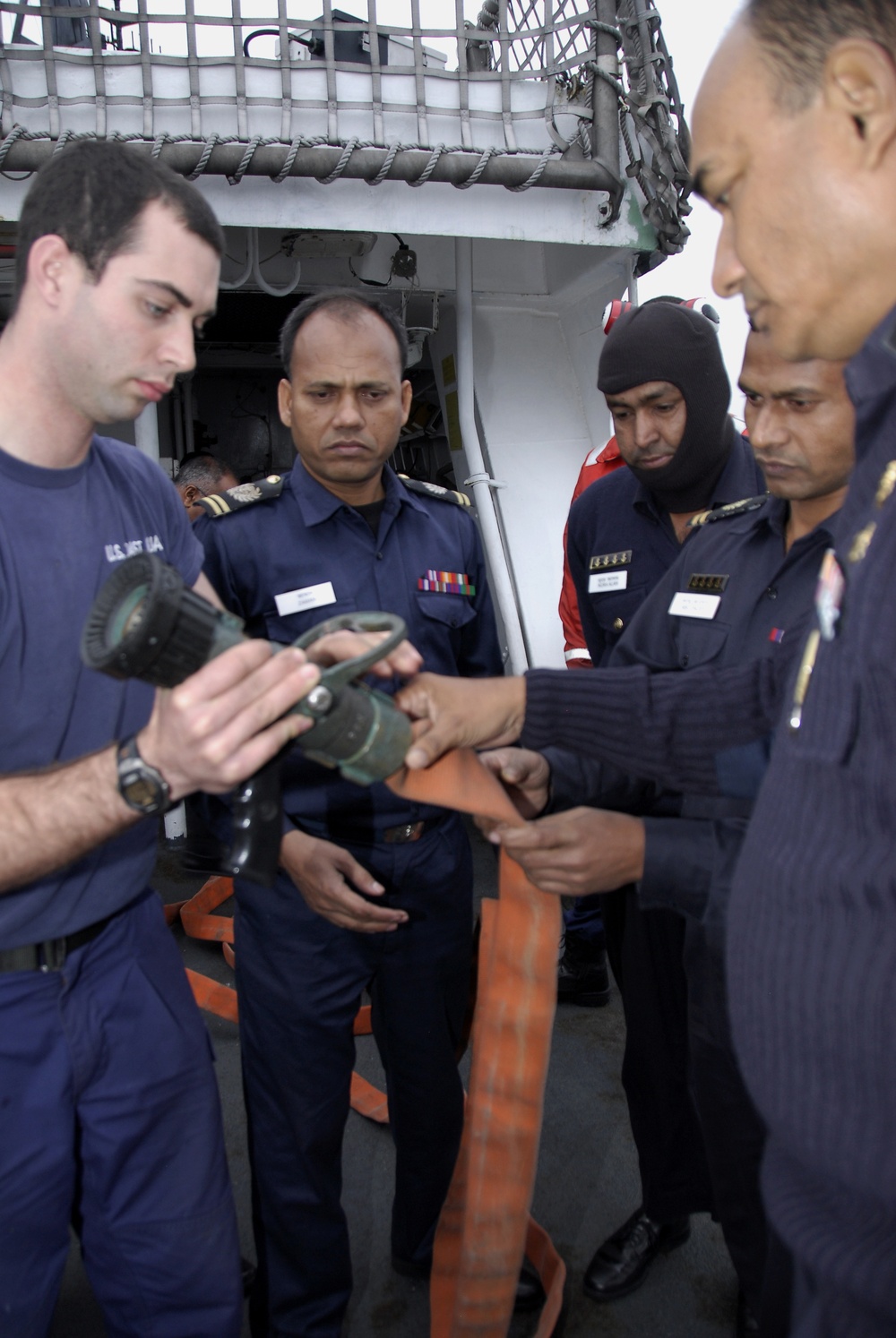 Bangladesh navy receives training from the US Coast Guard