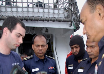 Bangladesh navy receives training from the US Coast Guard