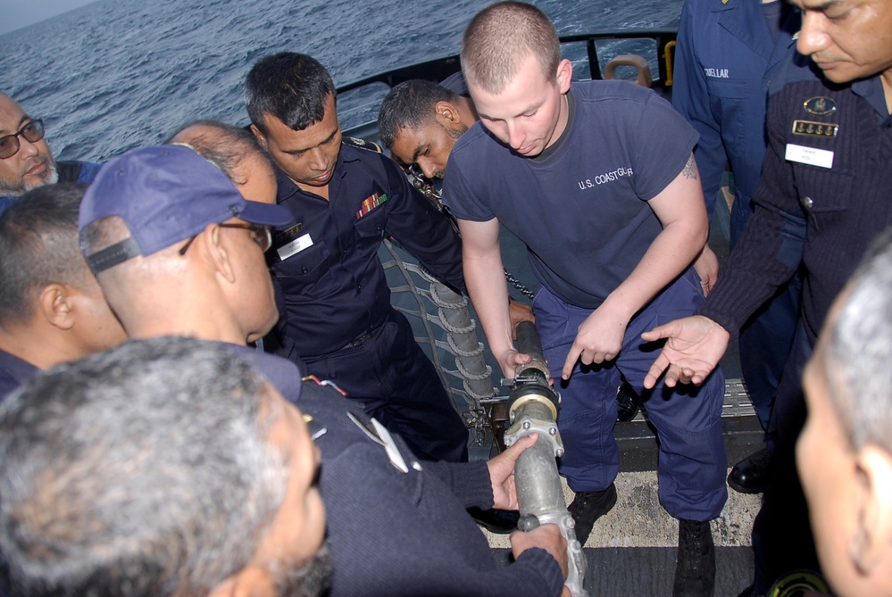 Bangladesh navy receives training from the US Coast Guard
