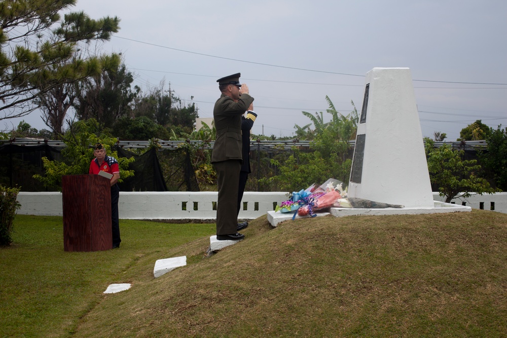 Ernie Pyle memorial ceremony