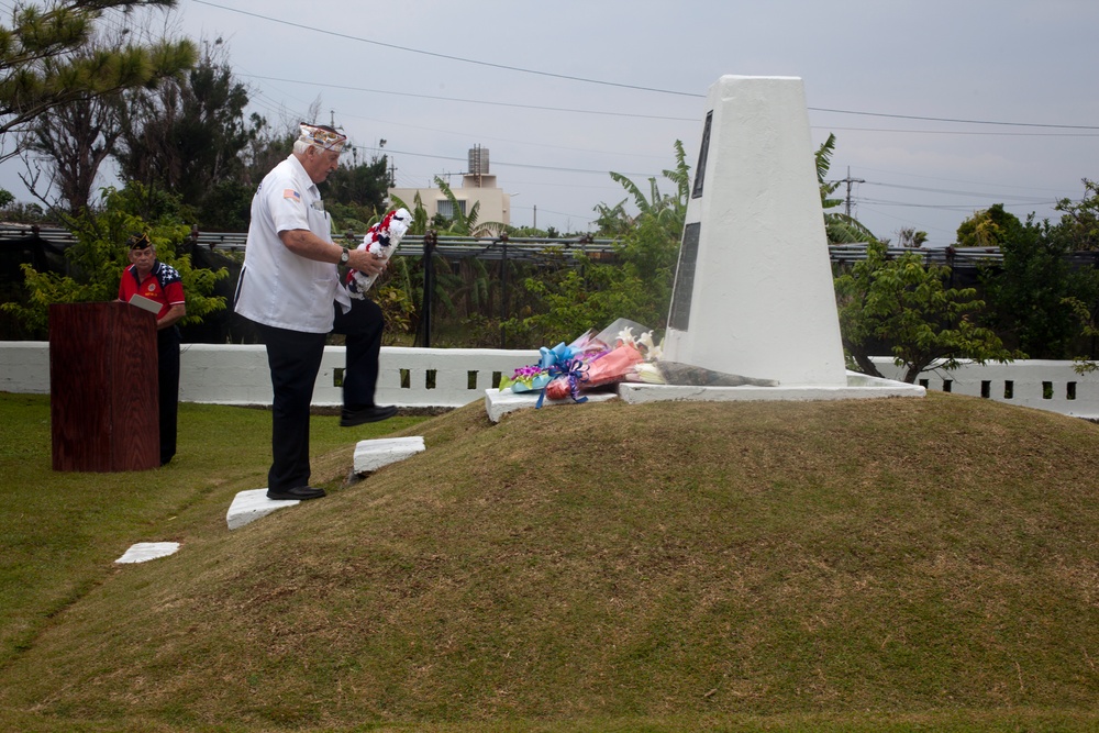 Ernie Pyle memorial ceremony