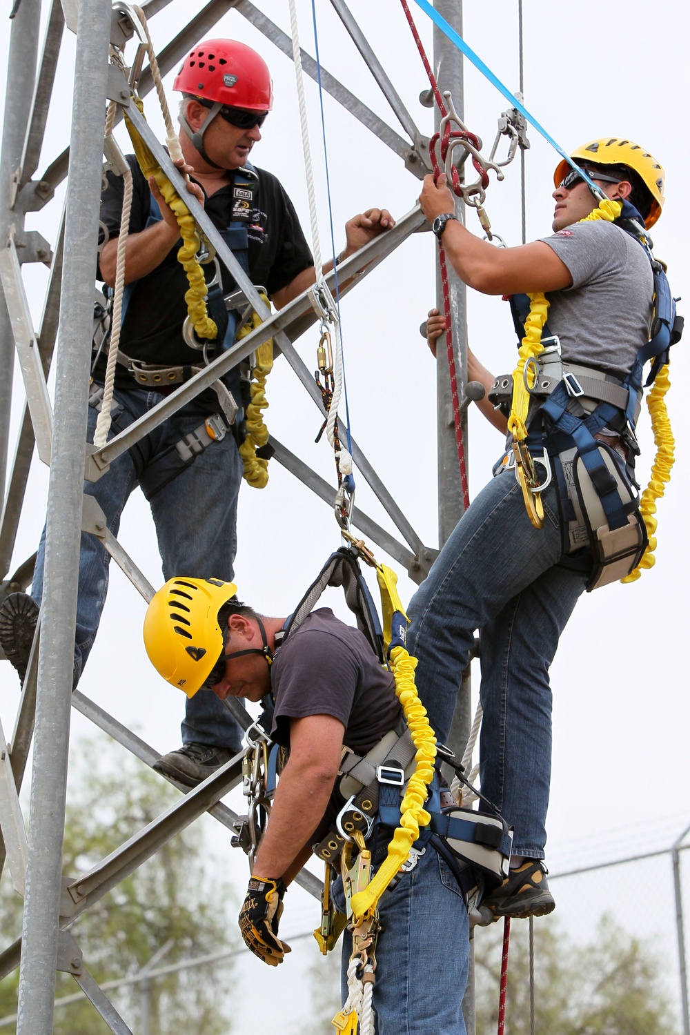 Engineers practice rescue