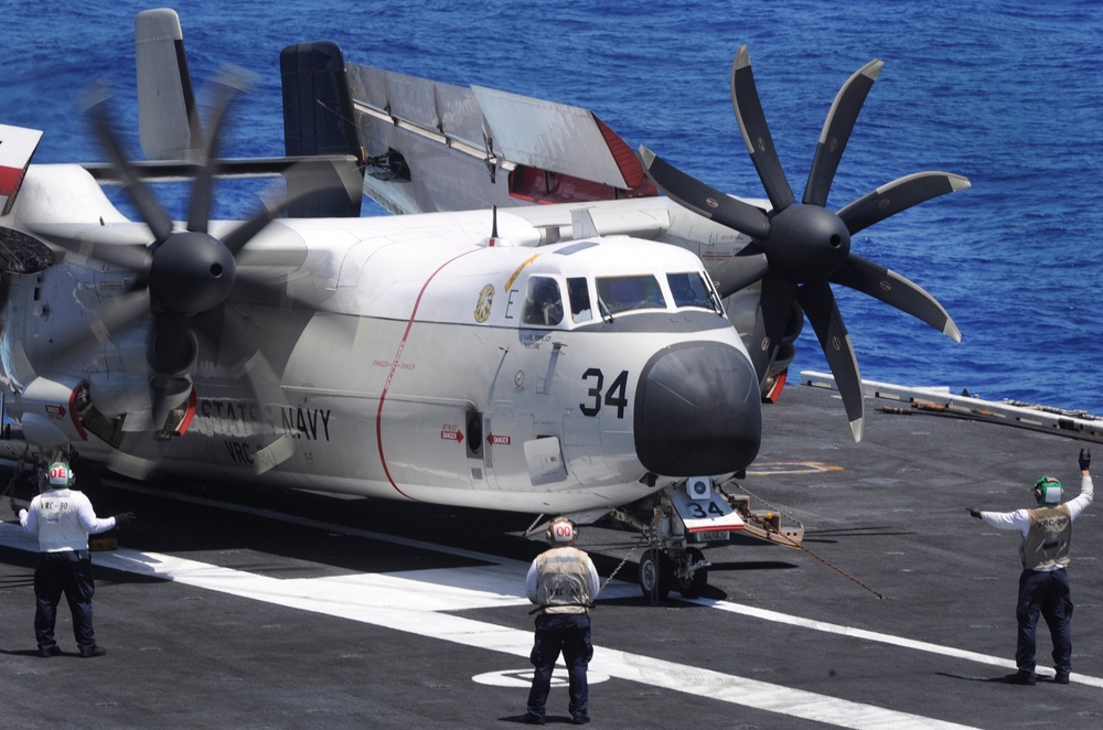 Takeoff aboard USS Nimitz