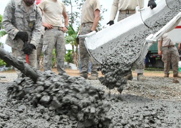 Airmen, soldiers work together on construction project in Panama