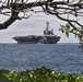 USS John C. Stennis departs Joint Base Pearl Harbor-Hickam