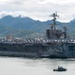 USS John C. Stennis departs port