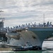 USS John C. Stennis departs port