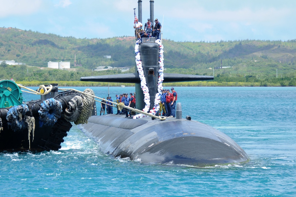 USS Chicago returns to Guam