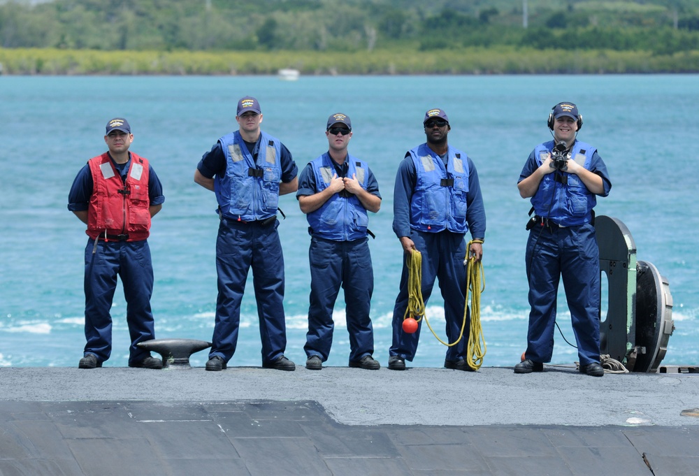 USS Chicago returns to Guam