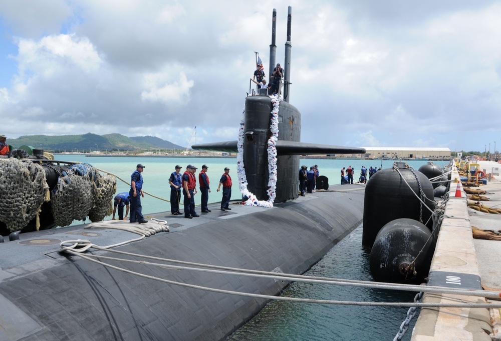 USS Chicago returns to Guam