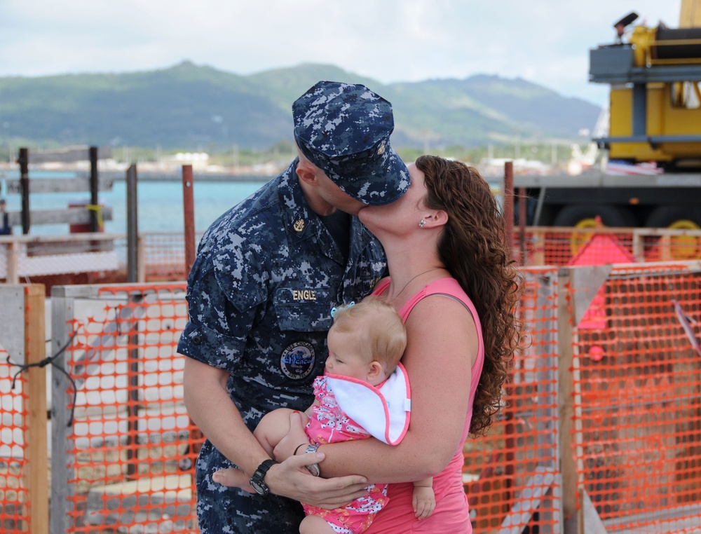 USS Chicago returns to Guam