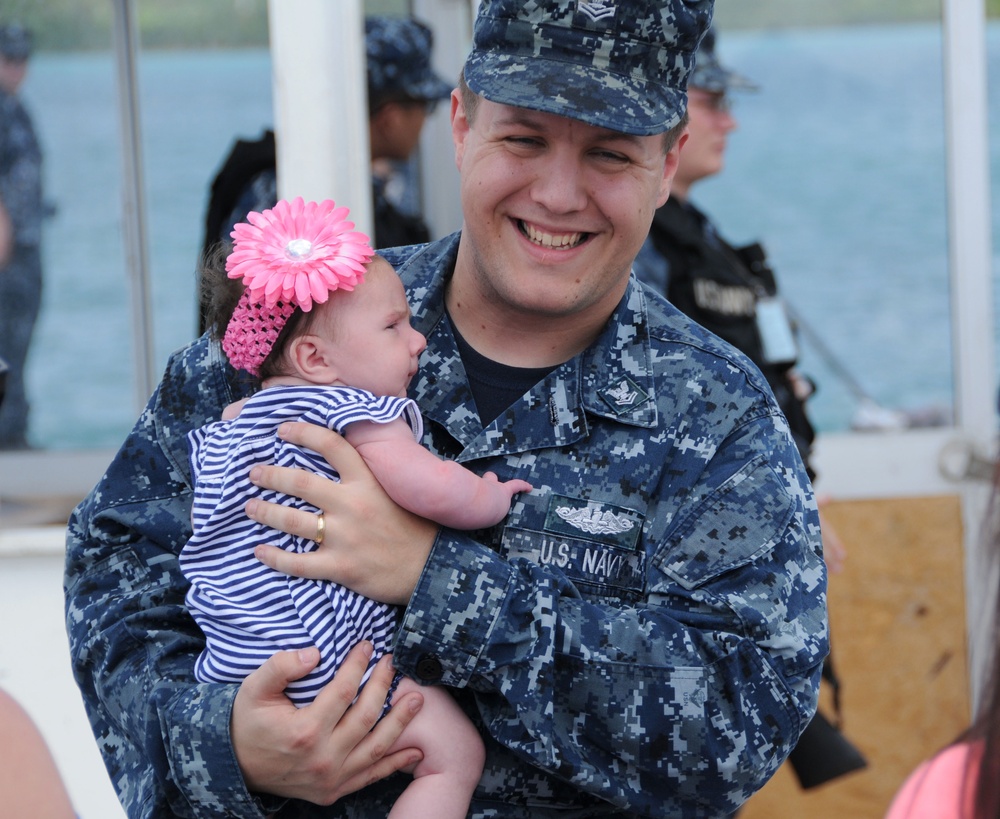 USS Chicago returns to Guam