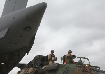 Light armored reconnaissance Marines test rapid deployment capabilities