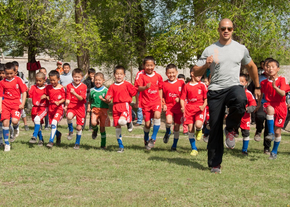 Soccer Diplomacy: Service members assist with local youth tournament