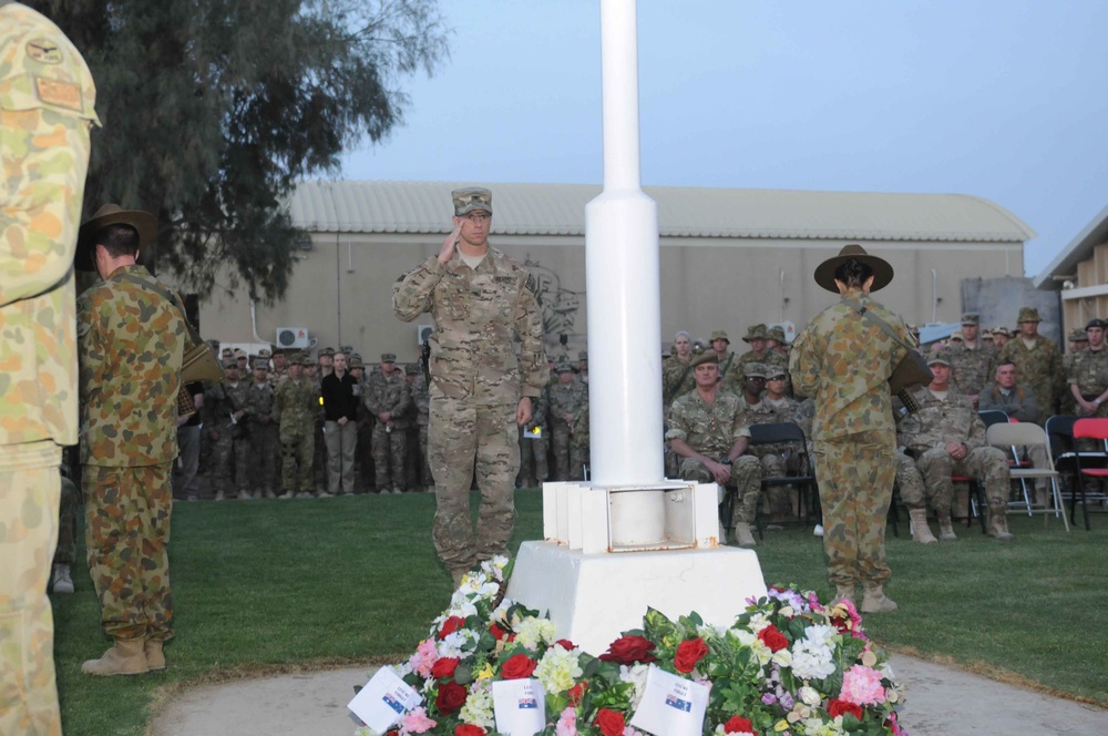 ANZAC Day dawn service in Kandahar