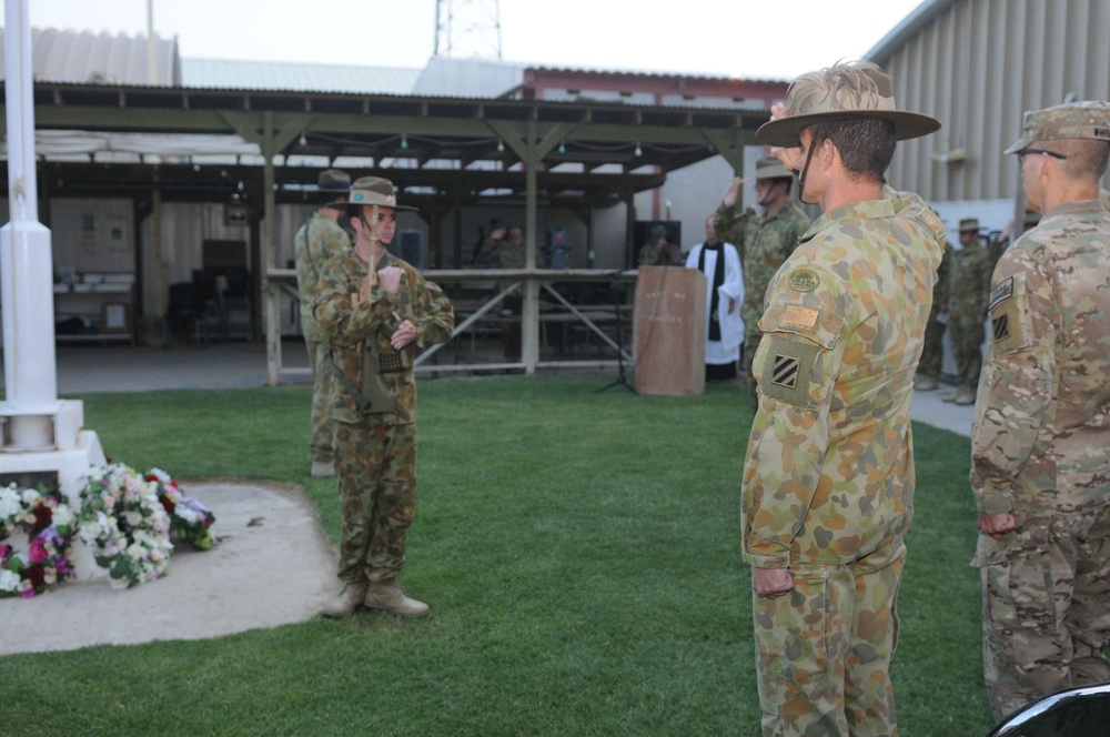 ANZAC Day dawn service in Kandahar