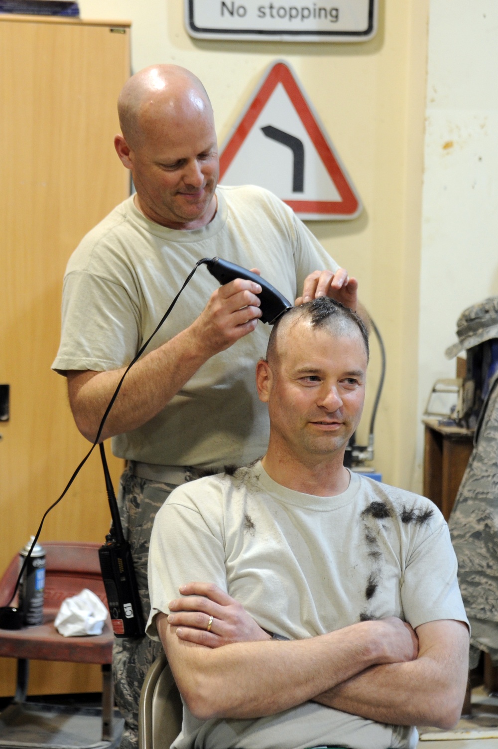 Marauders shave their heads to support Noah