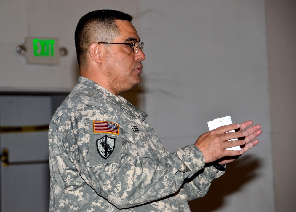 CSTX pre-exercise senior leadership brief