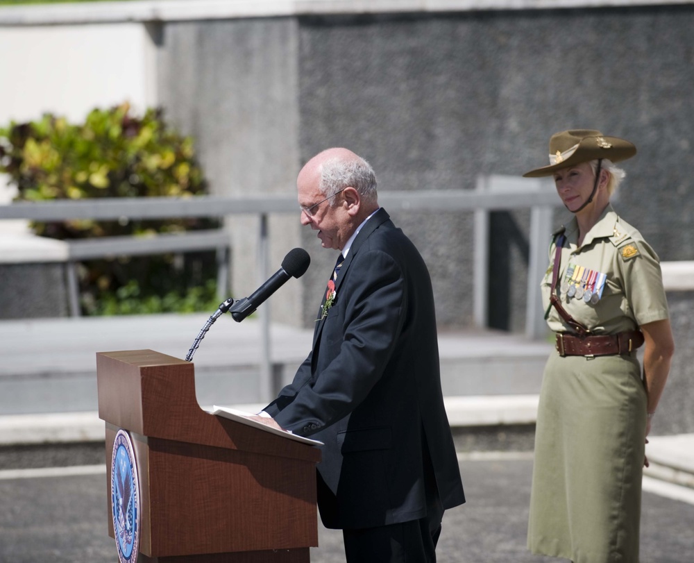 USPACOM commemorates ANZAC Day