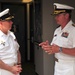 Visiting US 3rd Fleet headquarters