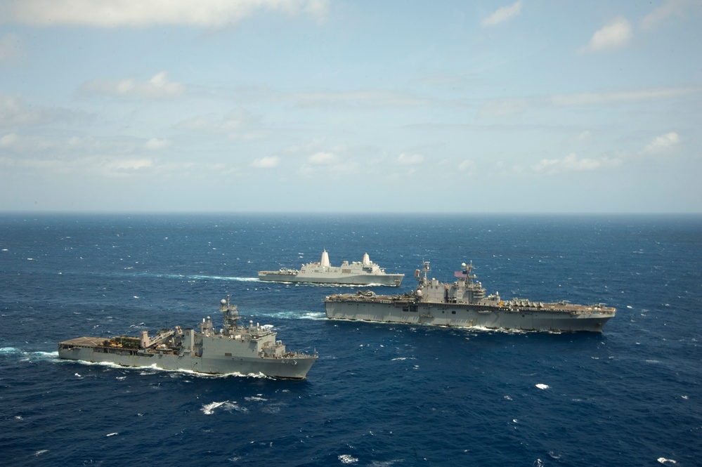 Peleliu Amphibious Ready Group formation