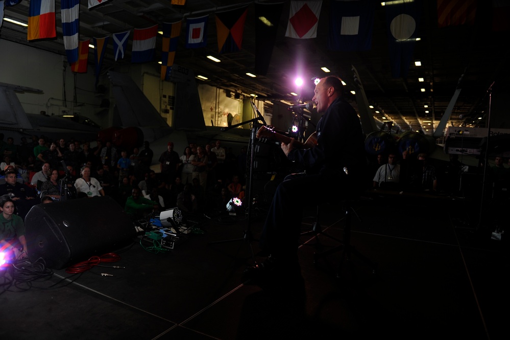 USS John C. Stennis talent show