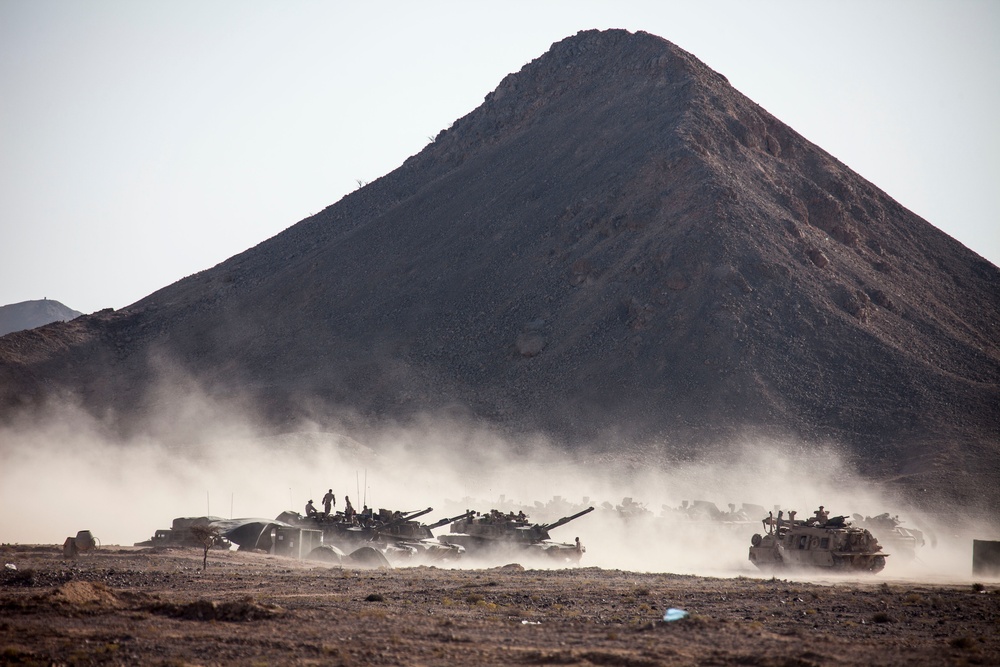 Tracks desert training