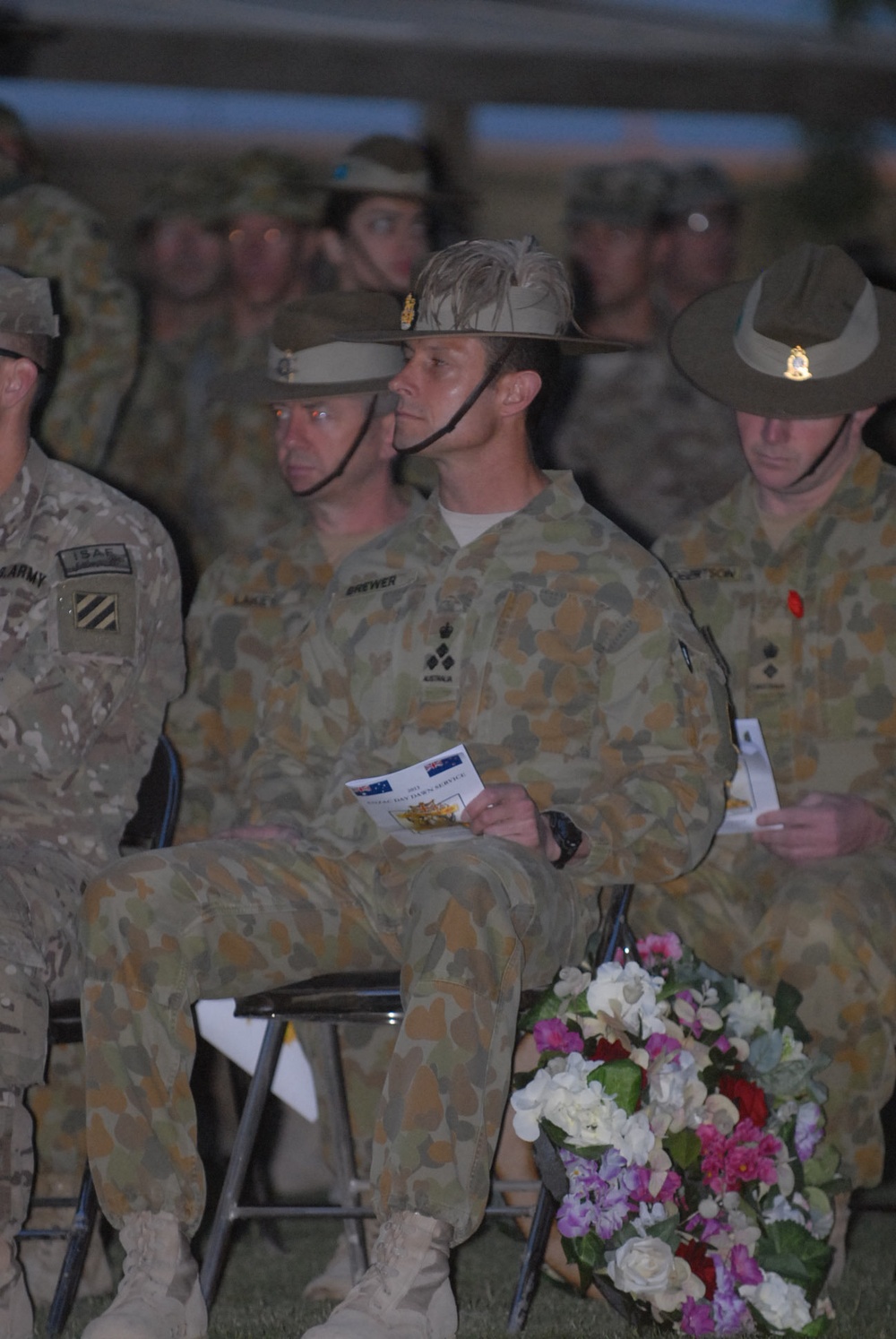 ANZAC Dawn Service in Kandahar