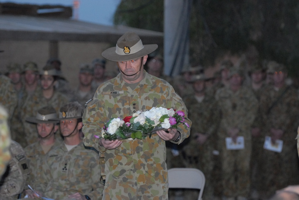 ANZAC Dawn Service in Kandahar