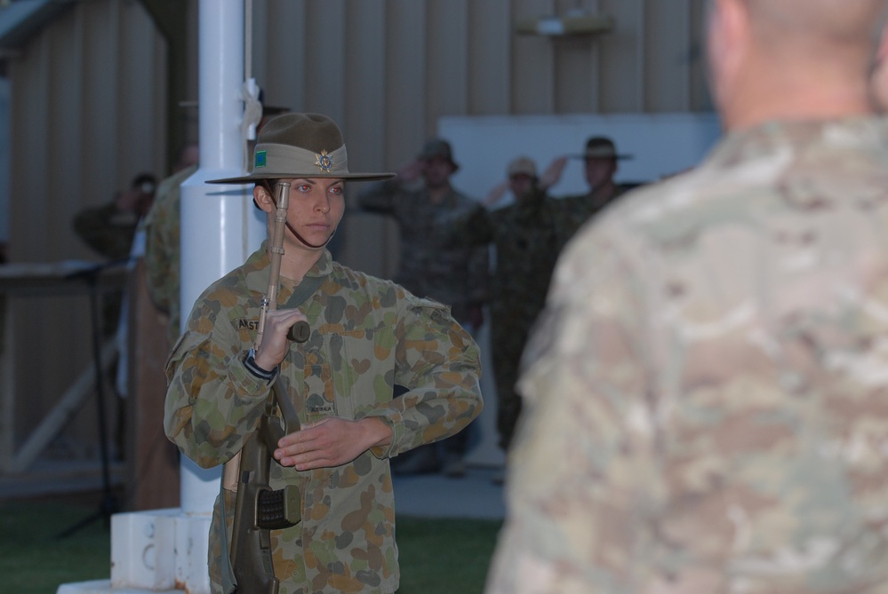 ANZAC Dawn Service in Kandahar