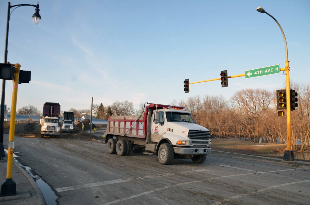 Corps of Engineers, St. Paul District fights back the Red River of the North