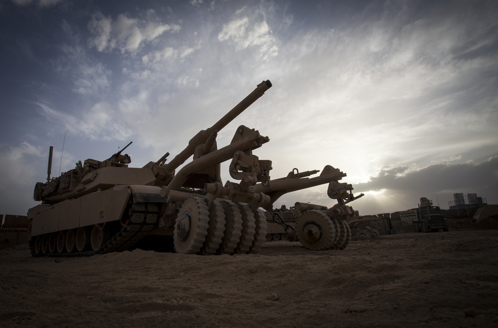 Delta Company tanks roll through Shir Ghazay