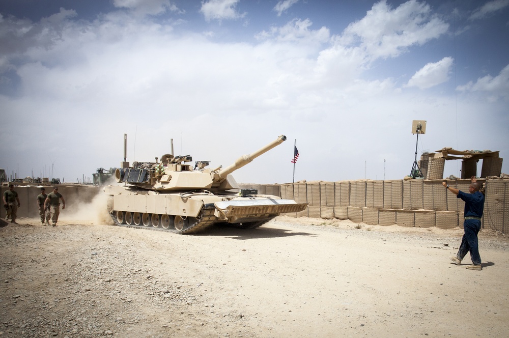Delta Company tanks roll through Shir Ghazay