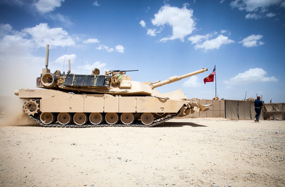 Delta Company tanks roll through Shir Ghazay