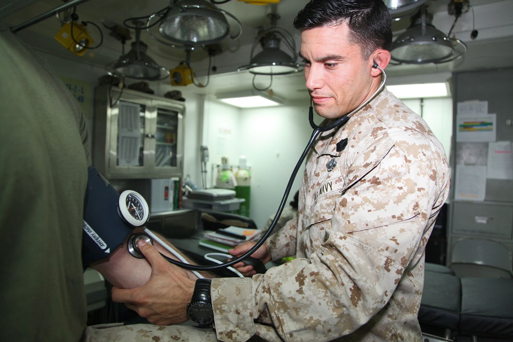 Corpsman overcomes obstacles to help others