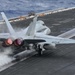 USS John C. Stennis flight deck action