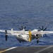 USS John C. Stennis flight deck action