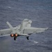 USS John C. Stennis flight deck action