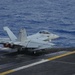 USS John C. Stennis flight deck action