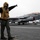 USS John C. Stennis flight deck action