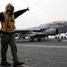 USS John C. Stennis flight deck action