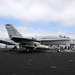 USS John C. Stennis flight deck action