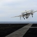 USS John C. Stennis flight deck action