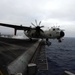 USS John C. Stennis flight deck action