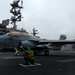 USS John C. Stennis flight deck action