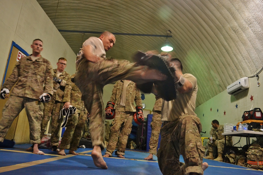 Providers punch into Combatives Level II training